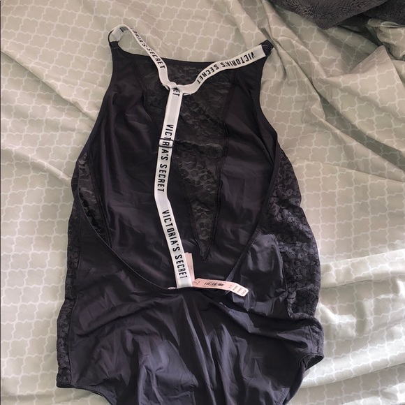 Grey Lacey bodysuit - Picture 1 of 5